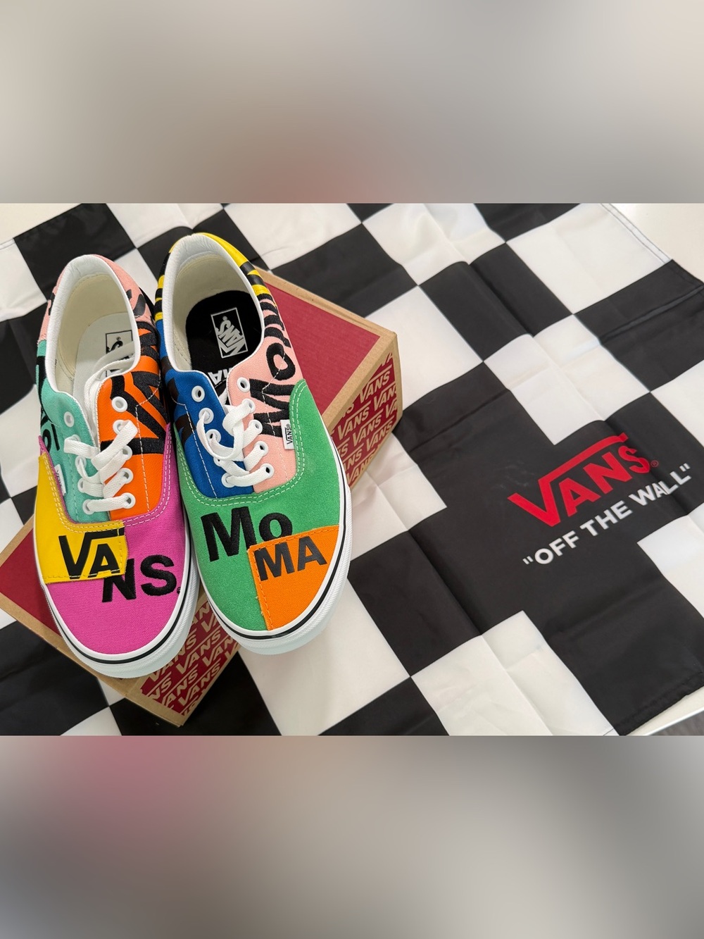 Vans Men’s Multi-Color MoMA Authentics Sneakers
